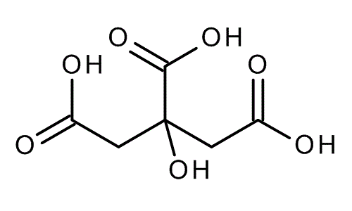 formula do acido citrico